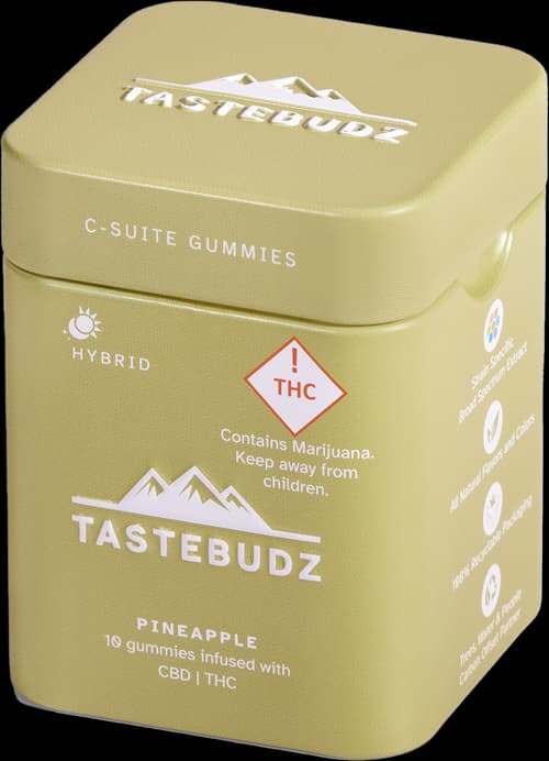 TasteBudz Pineapple CBD:THC Gummies