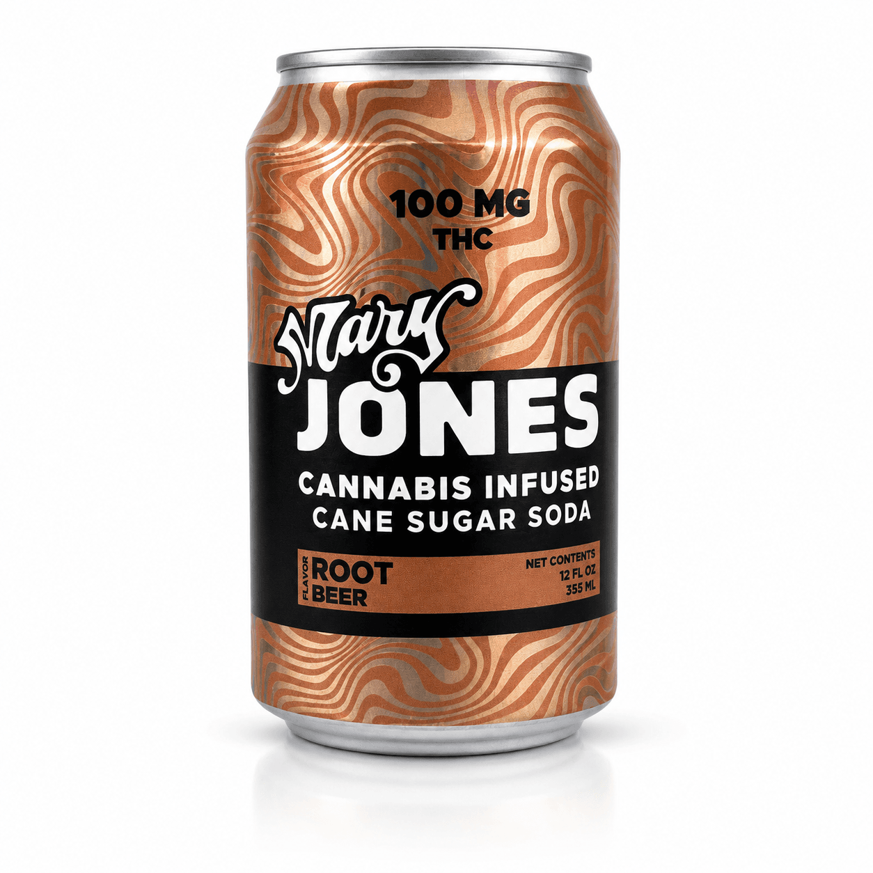 Mary Jones MARY JONES - INFUSED SODA - ROOTBEER - 100MG Beverages