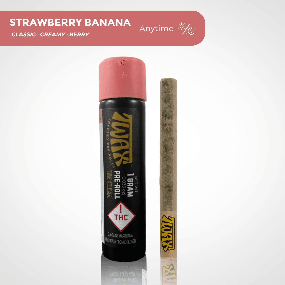 The CLEAR Twax (Strawberry Banana)