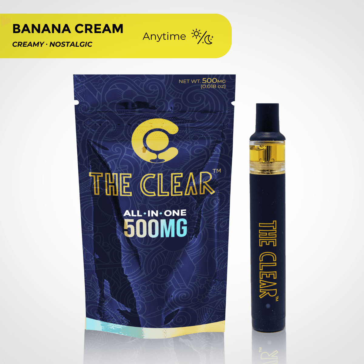 CLEAR Brands The Clear 0.5mL Banana Cream All-In-One