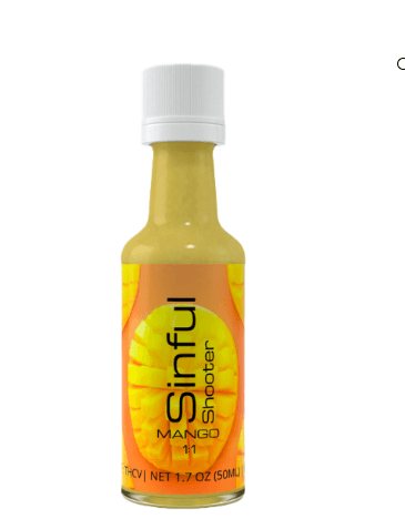 Sinful Beverages 1:1 Mango Shooter - 107.19mg(0.17oz) - Sinful