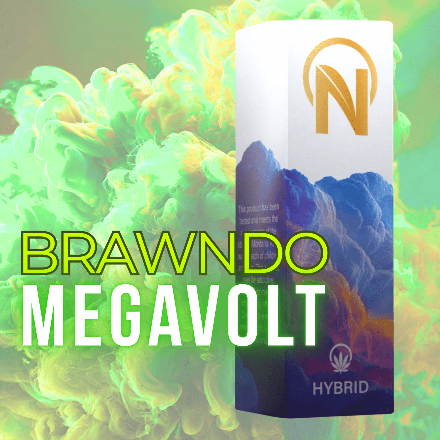 Nimbus 1000mg Vape Cart | Brawndo Megavolt 5000
