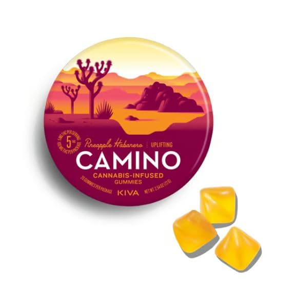 Camino Pineapple Habañero Uplifting Gummies 10Pk | 100mg