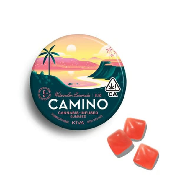 Camino Watermelon Lemonade Bliss Gummies | 100mg