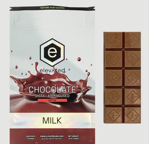 Elevated Milk Chocolate Bar [S] I 100mg