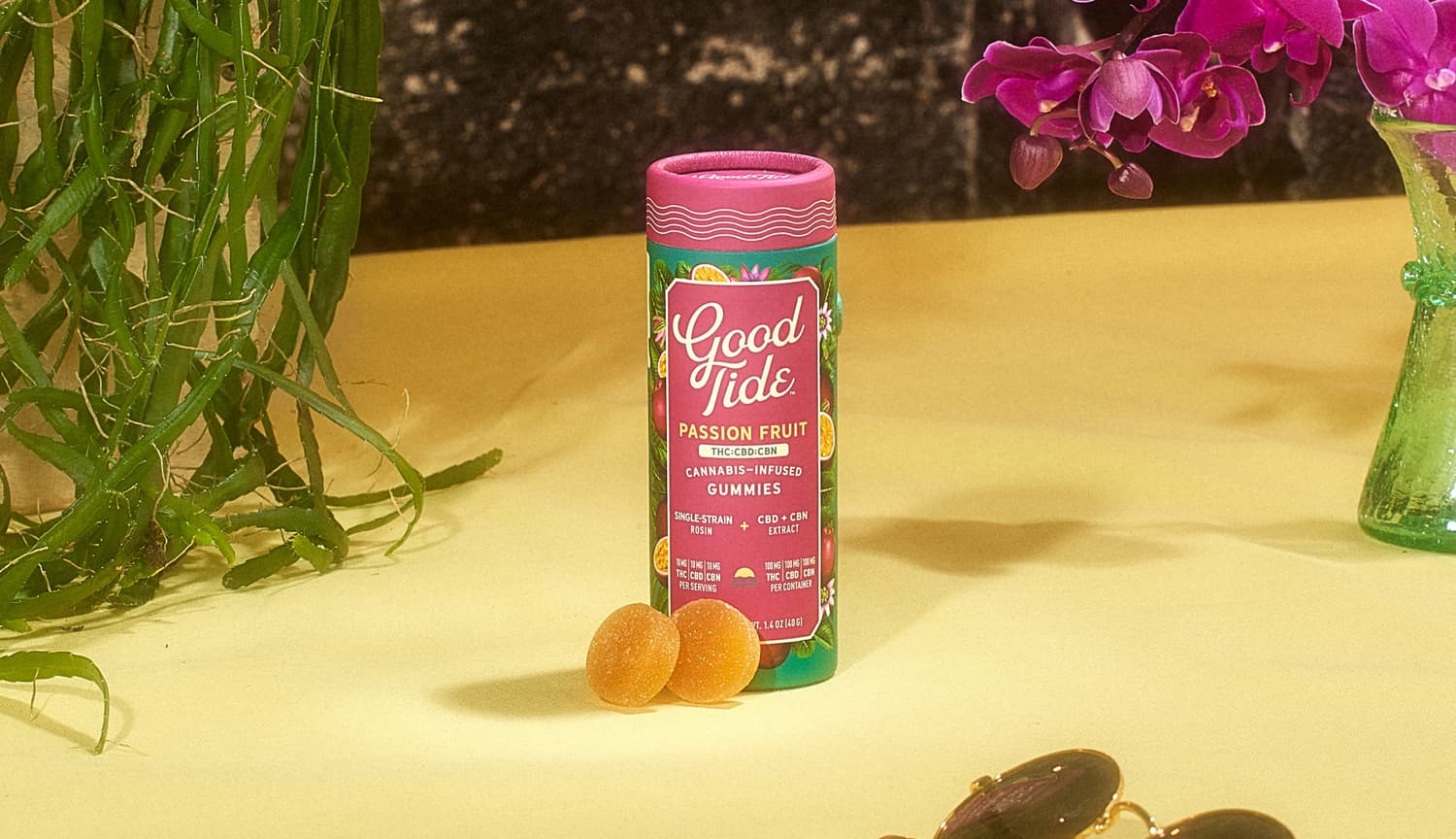 Good Tide 1:1:1 Passion Fruit Rosin Gummies [I] 100mg