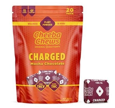 Cheeba Chews 2:1 Mocha Chocolate THCV Taffy | 100mg