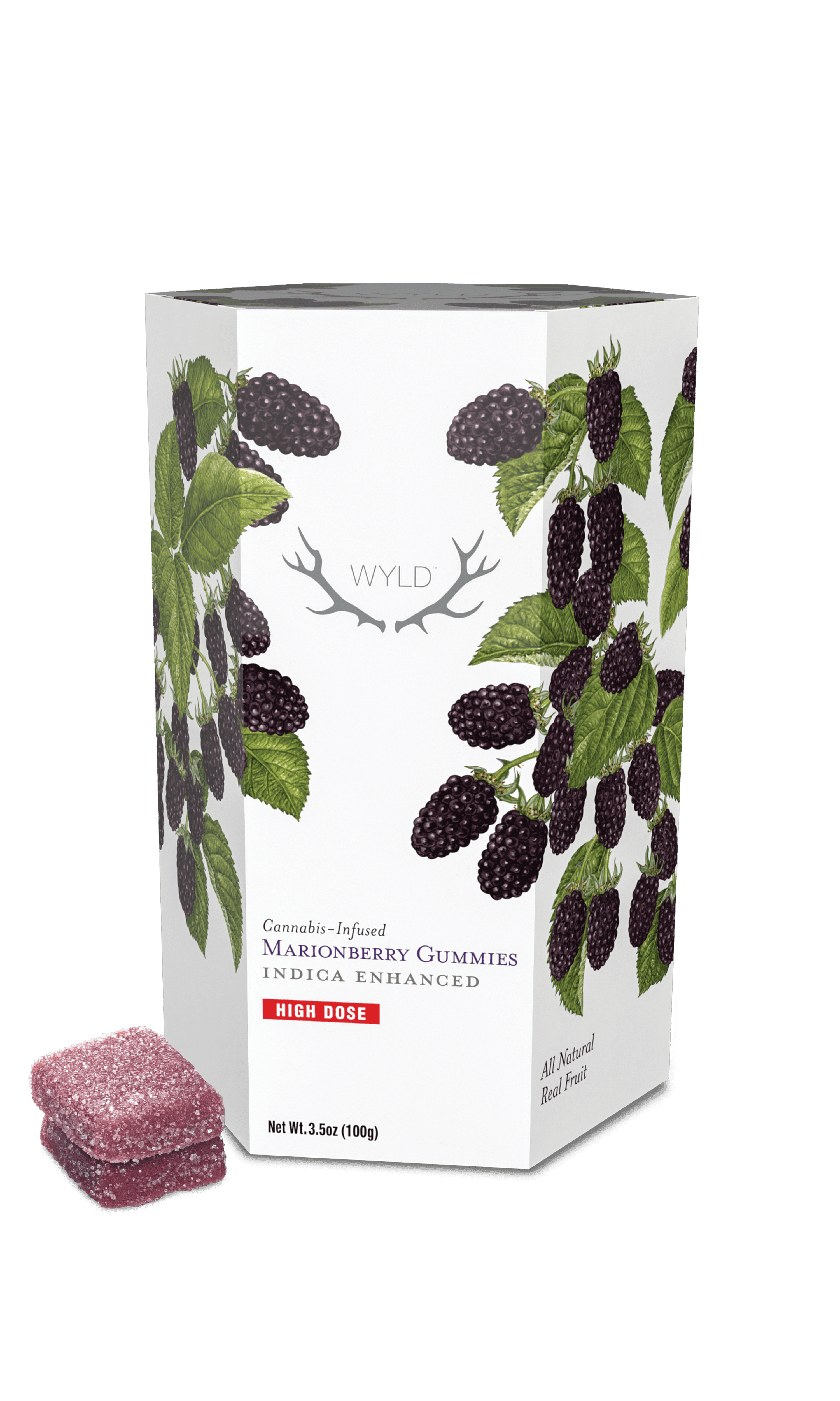 Wyld High Dose Marionberry THC (Indica)