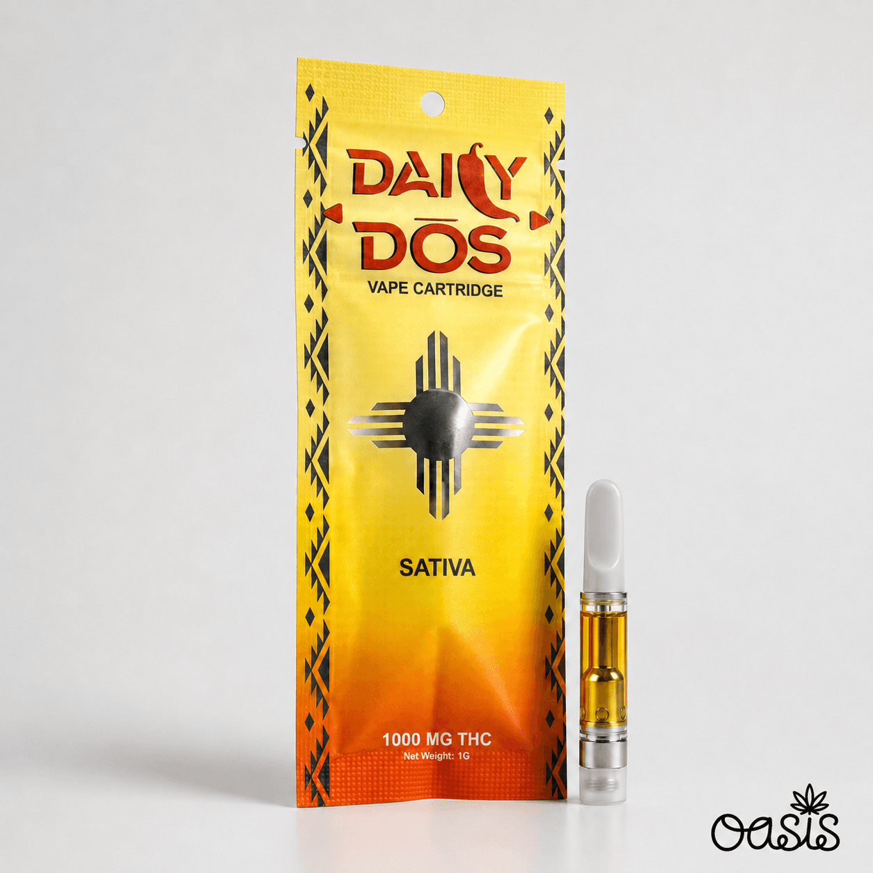 Daily Dos Daily Dos Golden Pineapple (S) 1g Cart Vapes