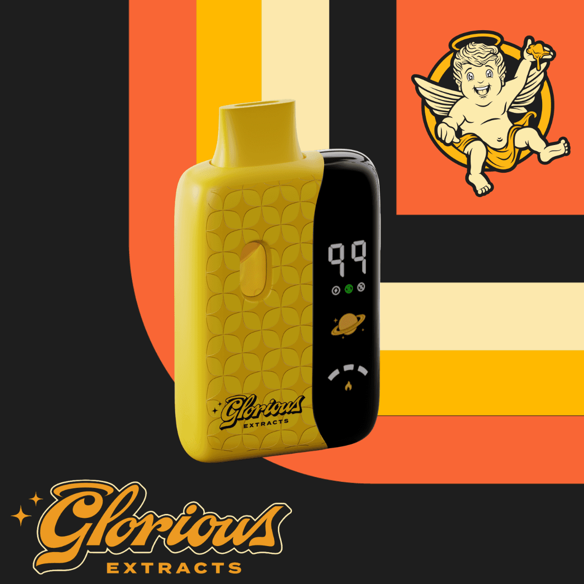 Glorious 2g Live Resin Disposable Glorious Extracts Live Resin Disposable - Double Bubble (Indica-Hybrid)