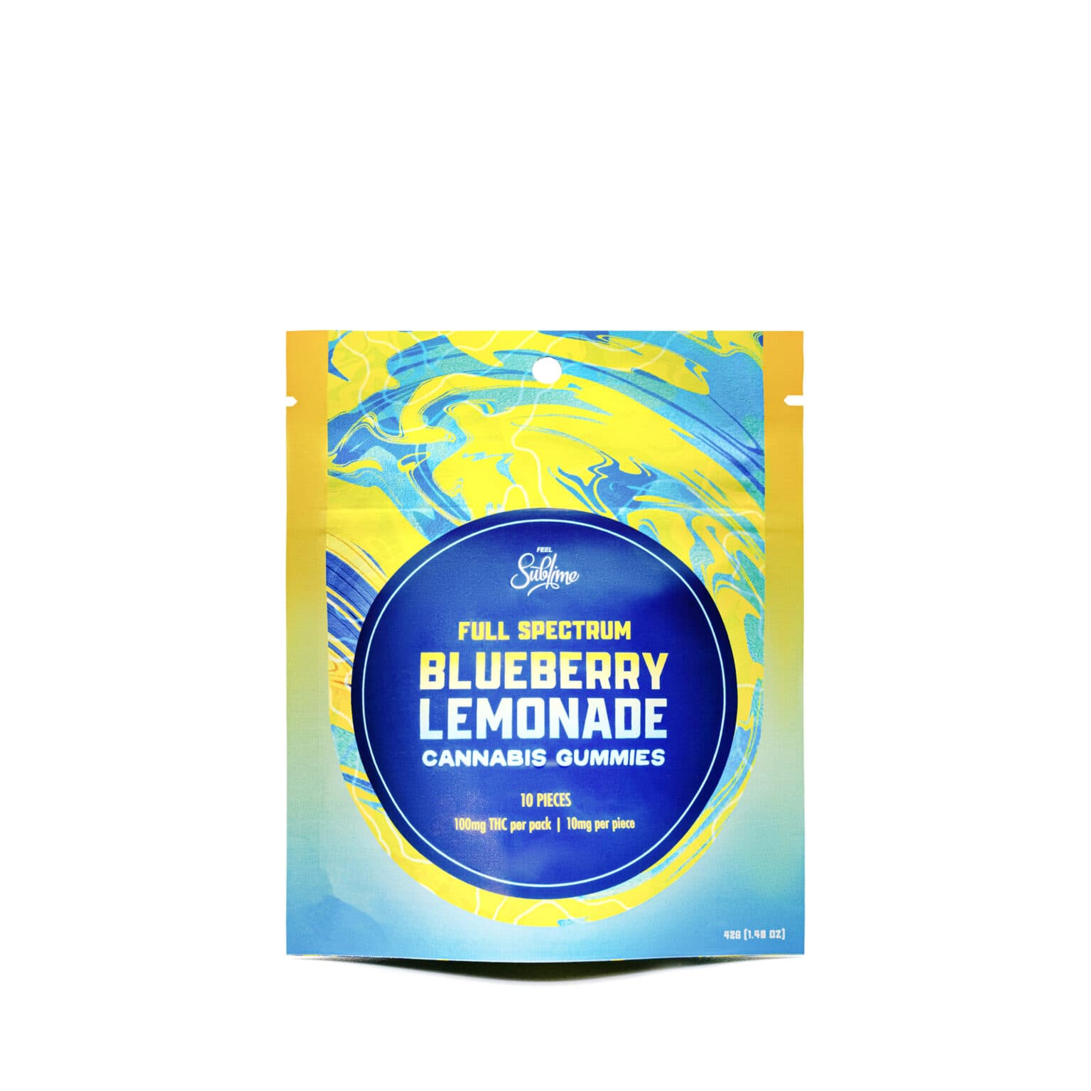 Sublime Brands Sublime Single Blueberry Lemonade Gummy 10mg