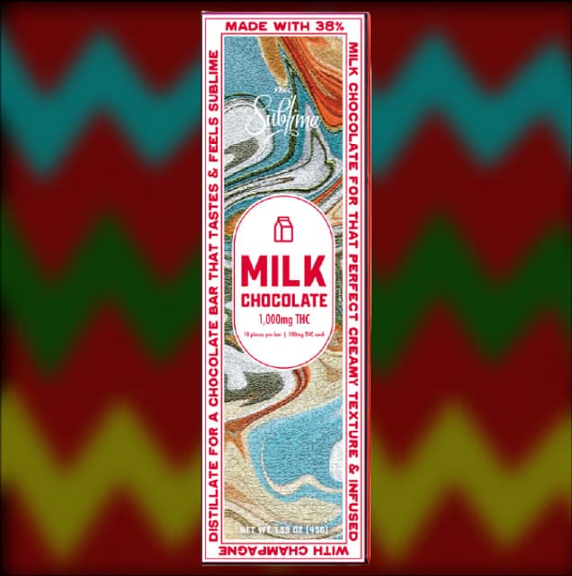 Sublime Brands Milk Chocolate | 1000mg