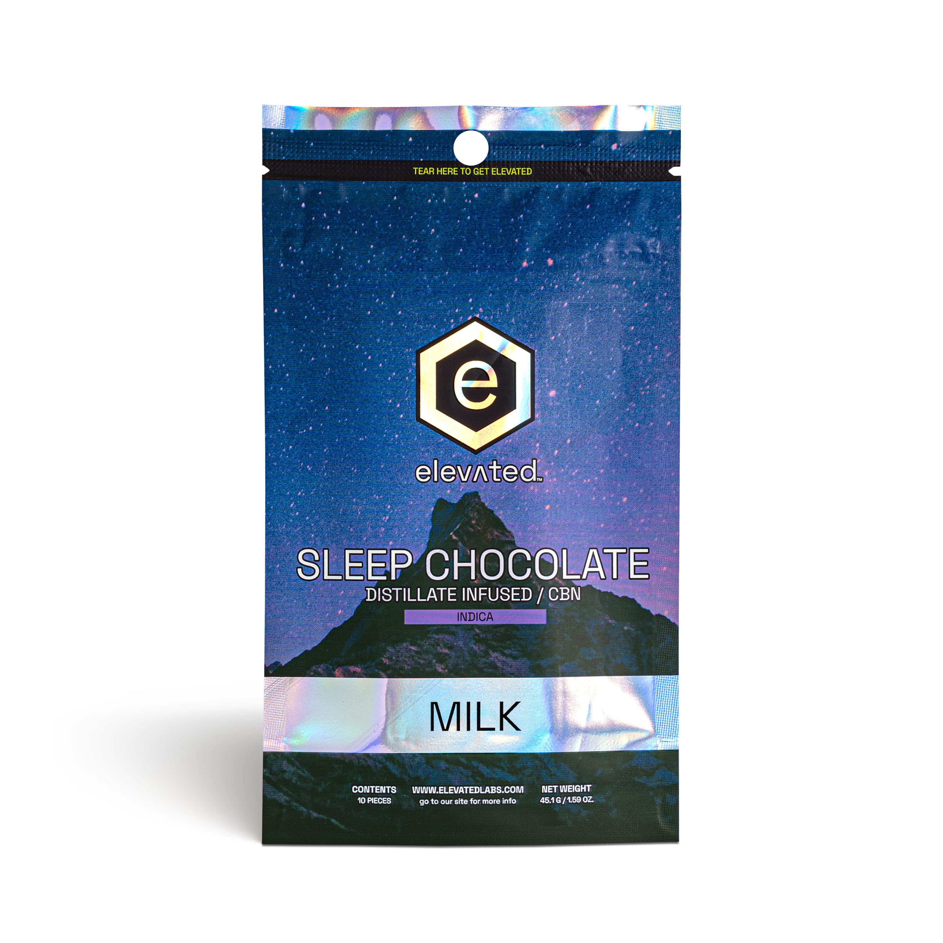 Elevated Milk Chocolate Sleep Bar - 100mg