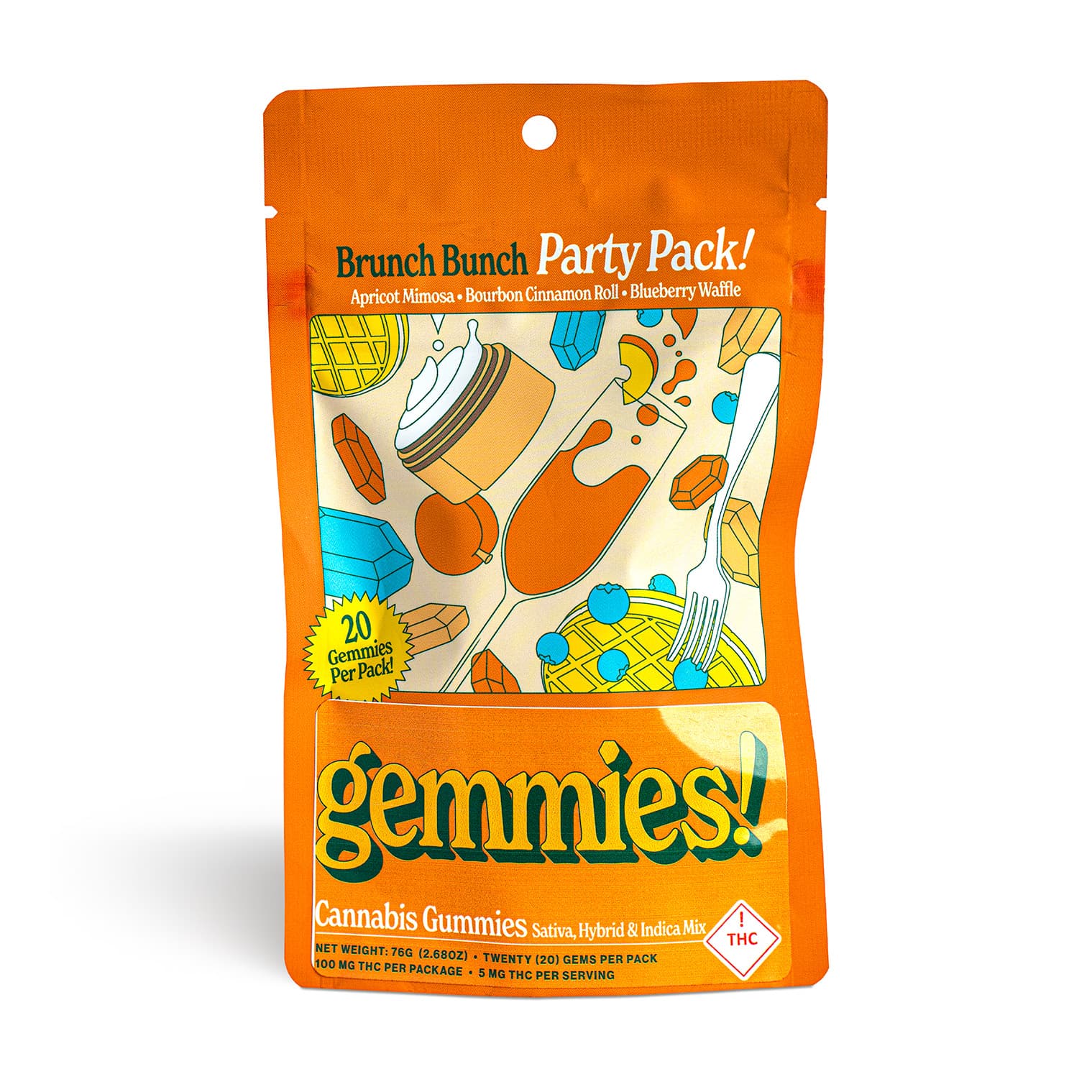 Higher Cultures Brunch Bunch Gemmies Party Pack - 100mg