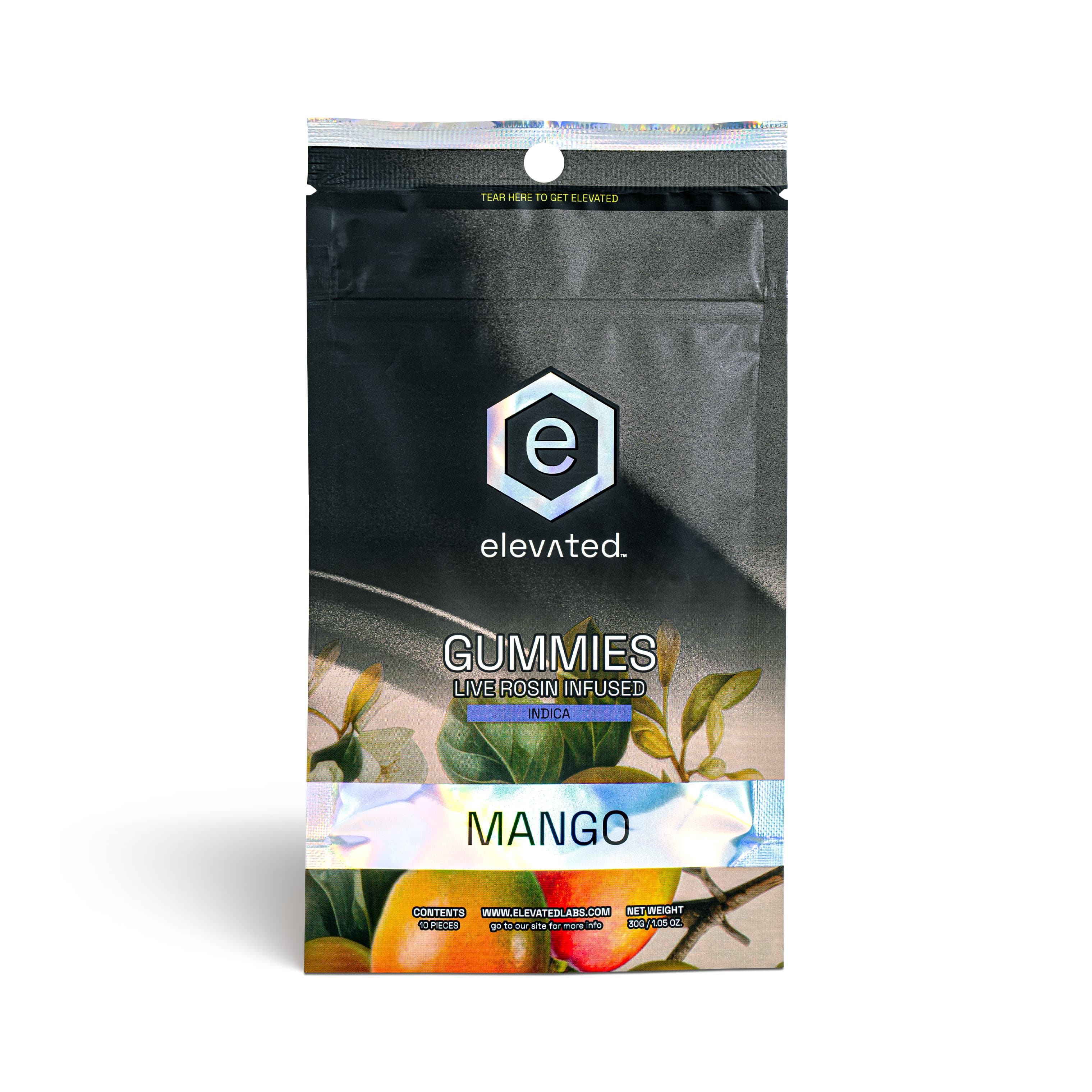 Elevated Mango Rosin Gummies - 100mg