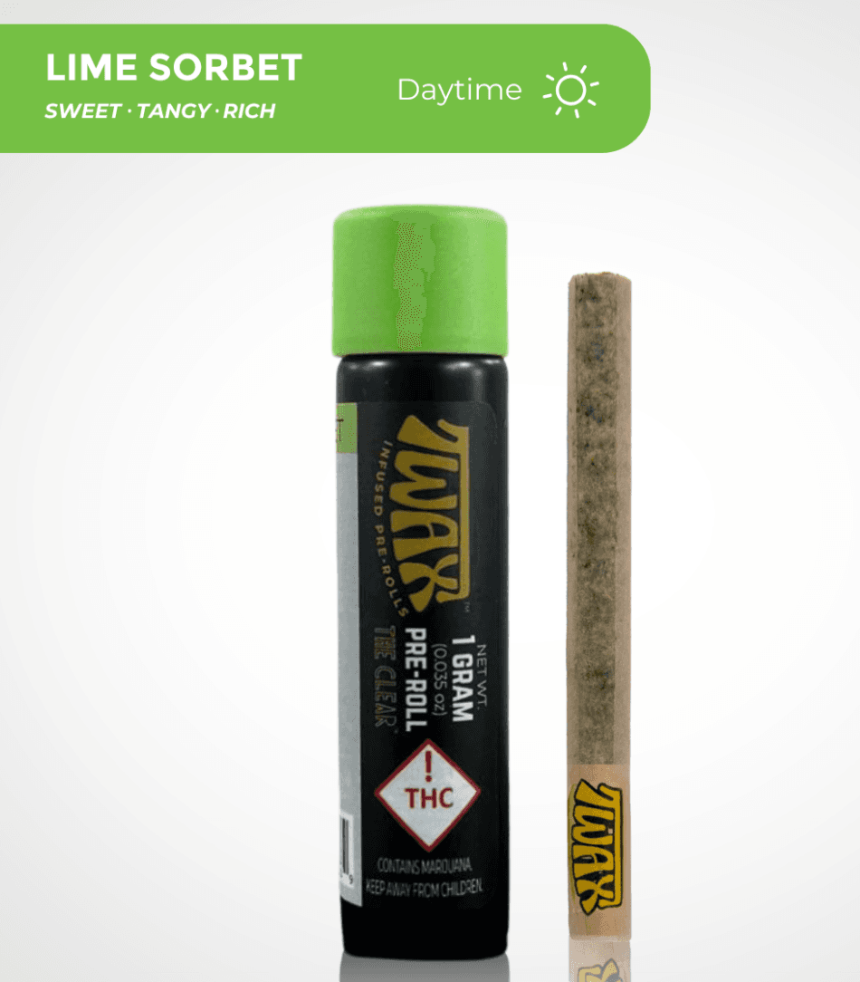 TWAX Lime Sorbet Infused Pre-Roll 1g