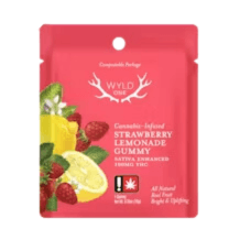 Wyld Wyld One Single STRAWBERRY LEMONADE 100mg/pkg Gummy