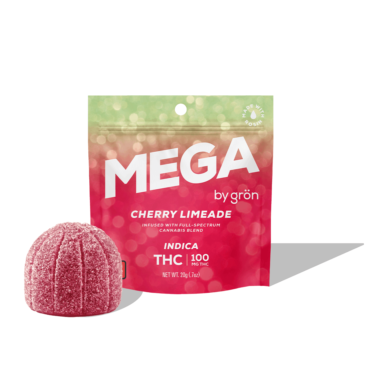 Grön Gron Single CHERRY LIMEADE 100mg/pkg Mega Pearl