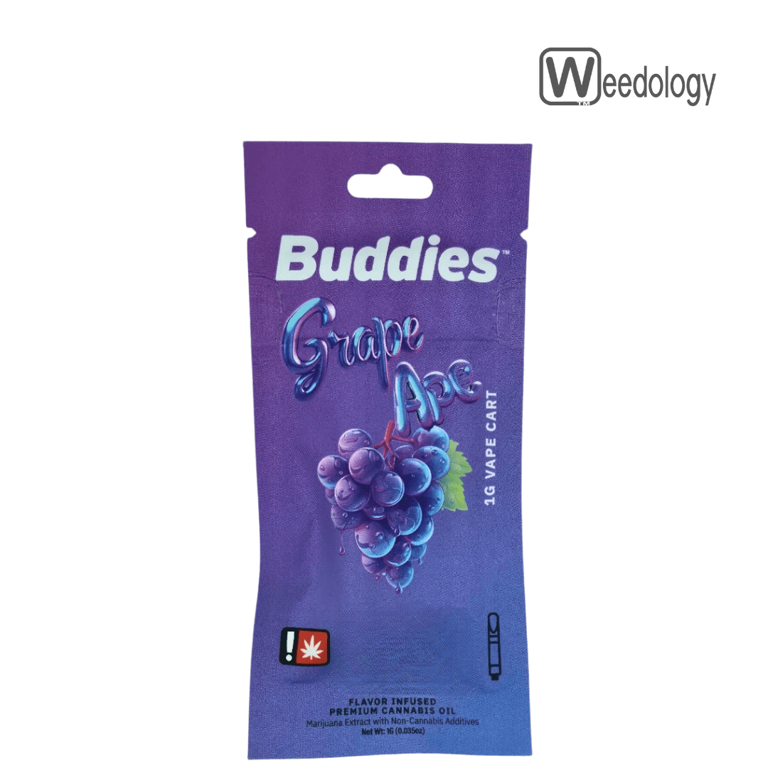 Buddies Buddies 1g GRAPE APE FLAV-DST Vape