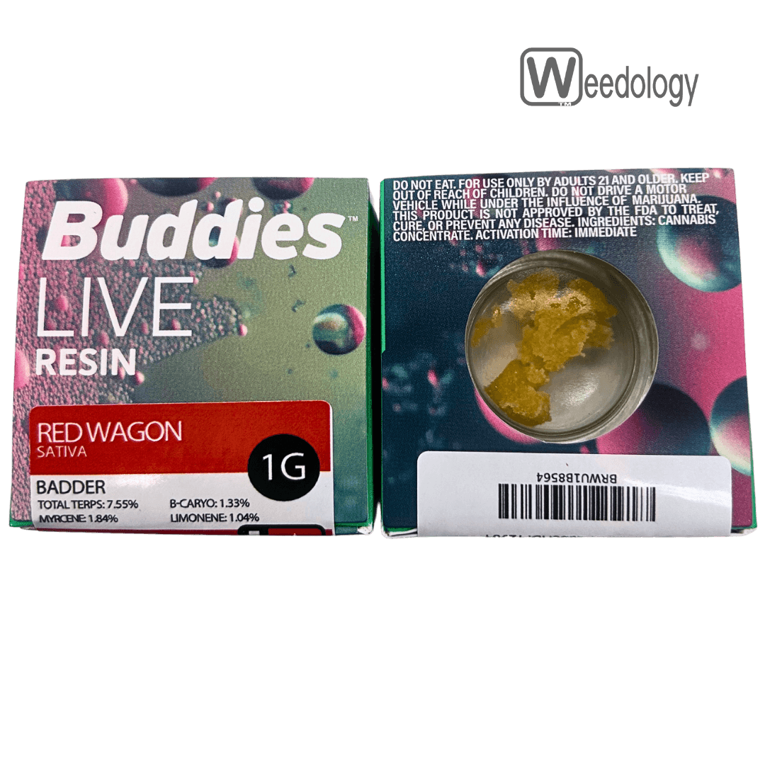 Buddies Buddies 1g RED WAGON LR Badder