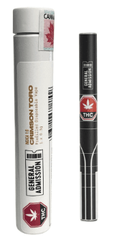 General Admission Crimson Toro Disposable Vape | 0.3g