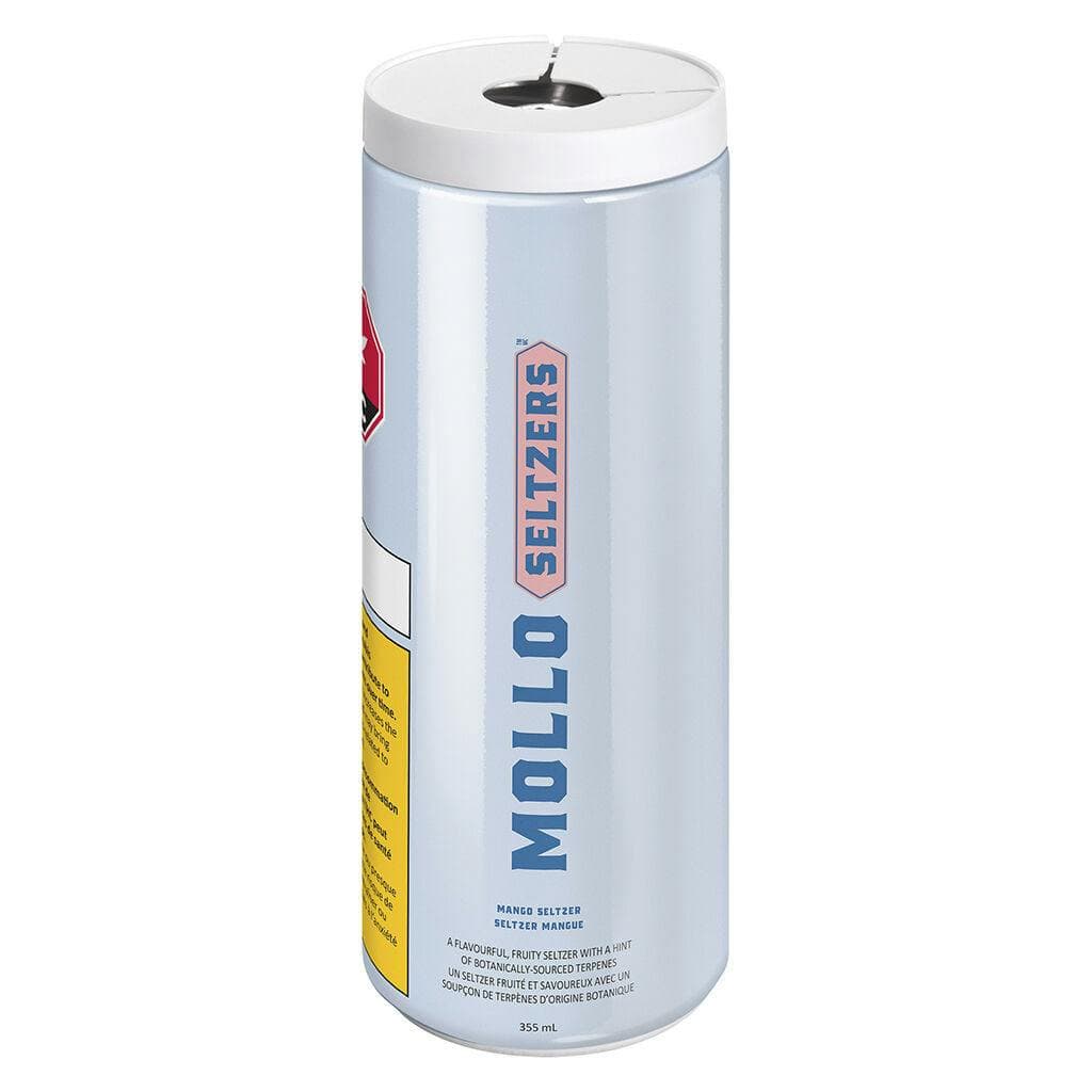 Mollo Pineapple Seltzer Sugar Free Beverage - Blend - 10mg THC | 20mg CBG