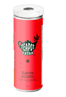 TeaPot Teapot CBG Rosin Raspberry Black Tea 355ml