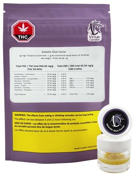 Virtue Cannabis Virtue Galactic Glue Caviar 1g