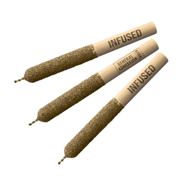 General Admission Peach Rizz Infused Pre-Rolls - Sativa - 3x0.5g