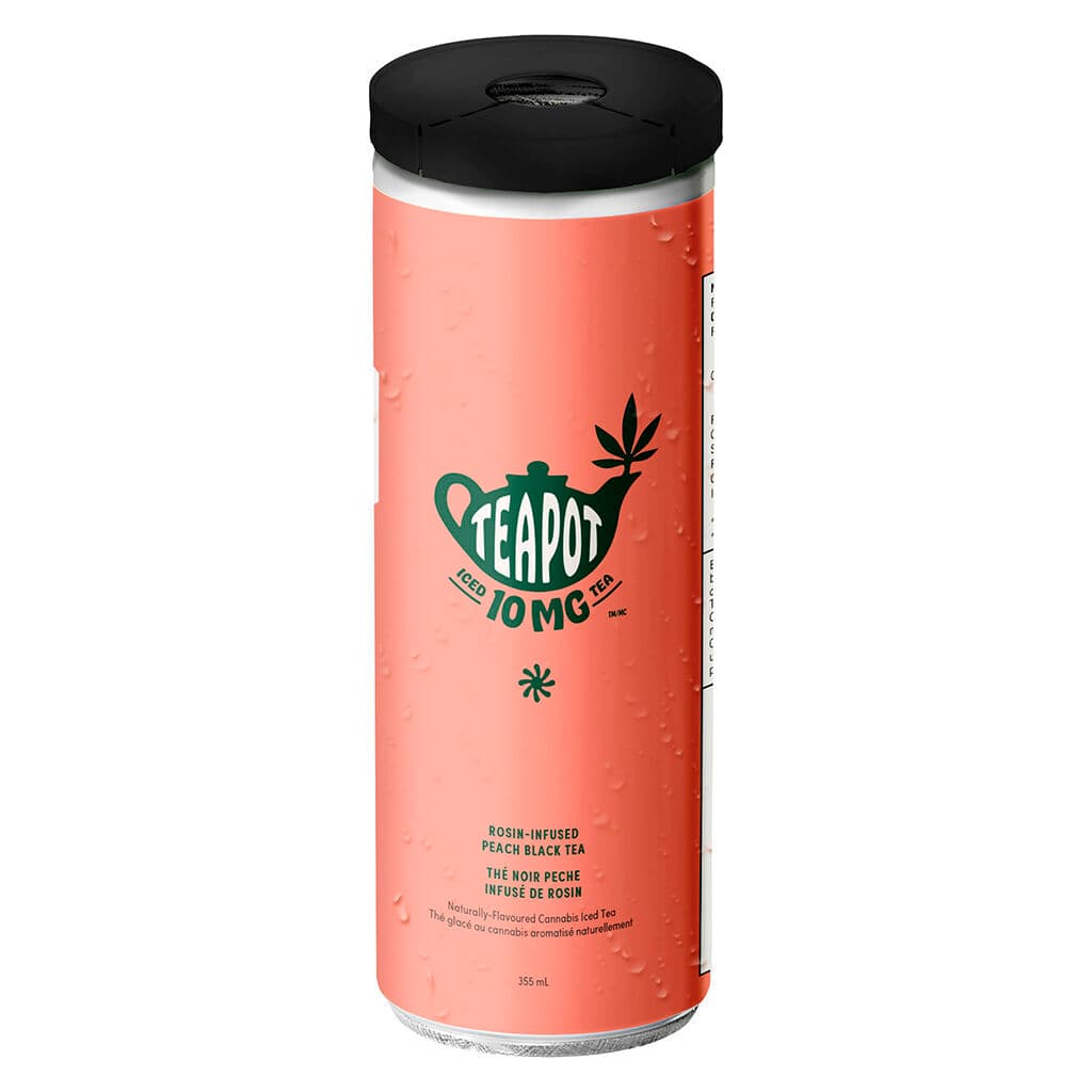 TeaPot Rosin Infused Peach Black Tea | 355mL