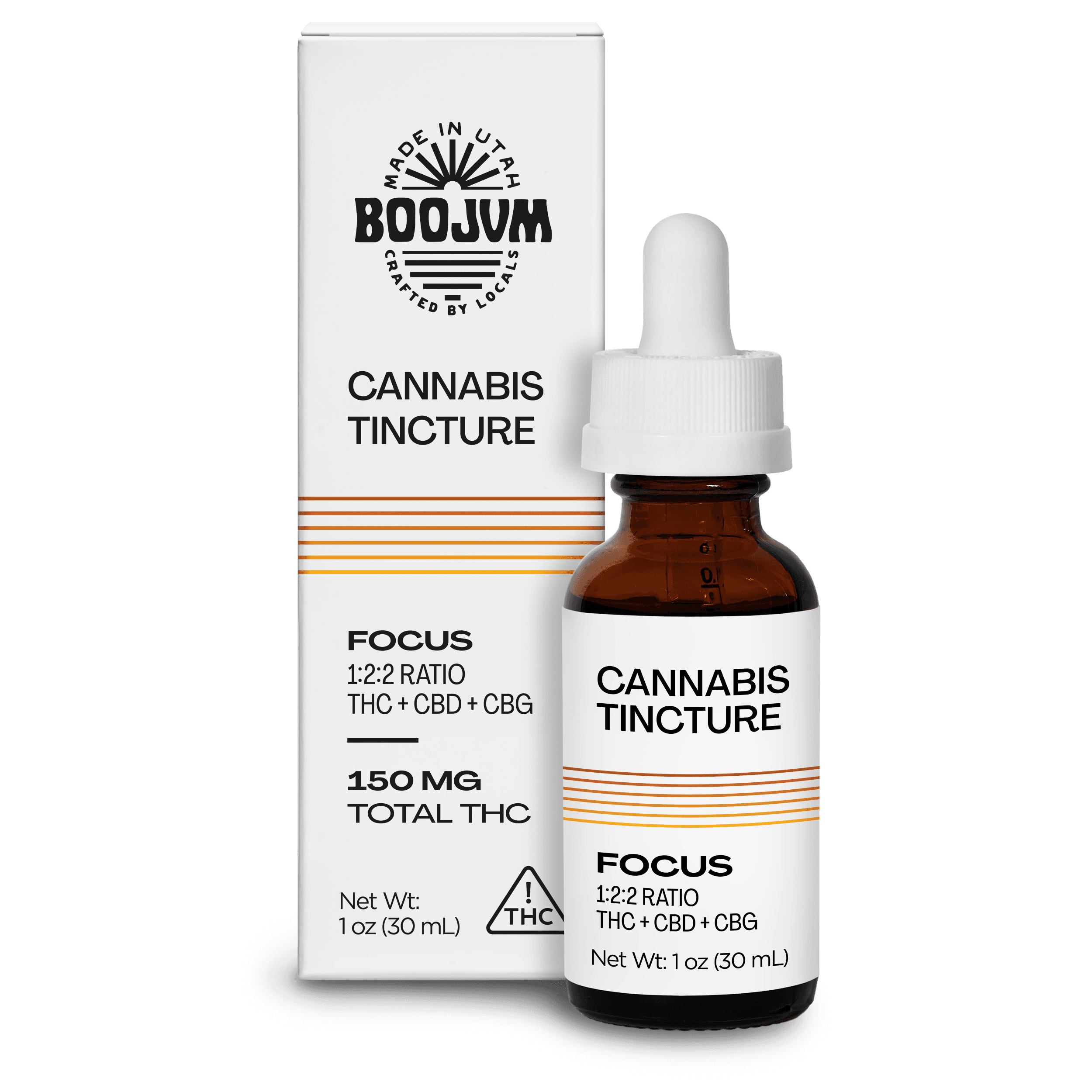 Boojum Focus Drops | Tincture | 1:2:2 THC:CBD:CBG | 30mL