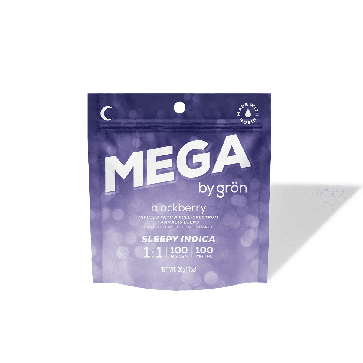 Grön Blackberry Mega Pearl (1:1 THC:CBN) 10pc