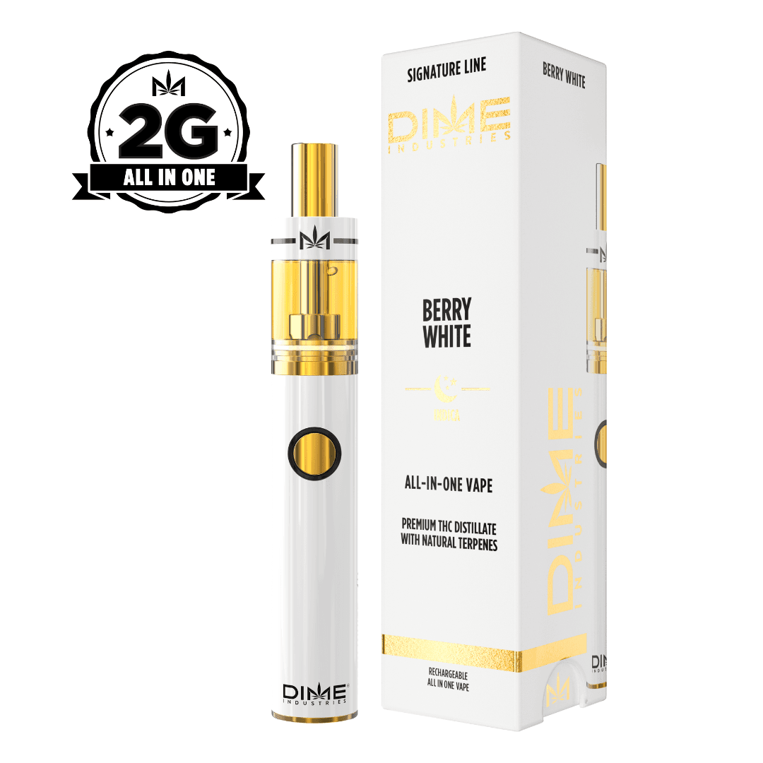Dime Industries Dime Disposable Vape 2g Berry White