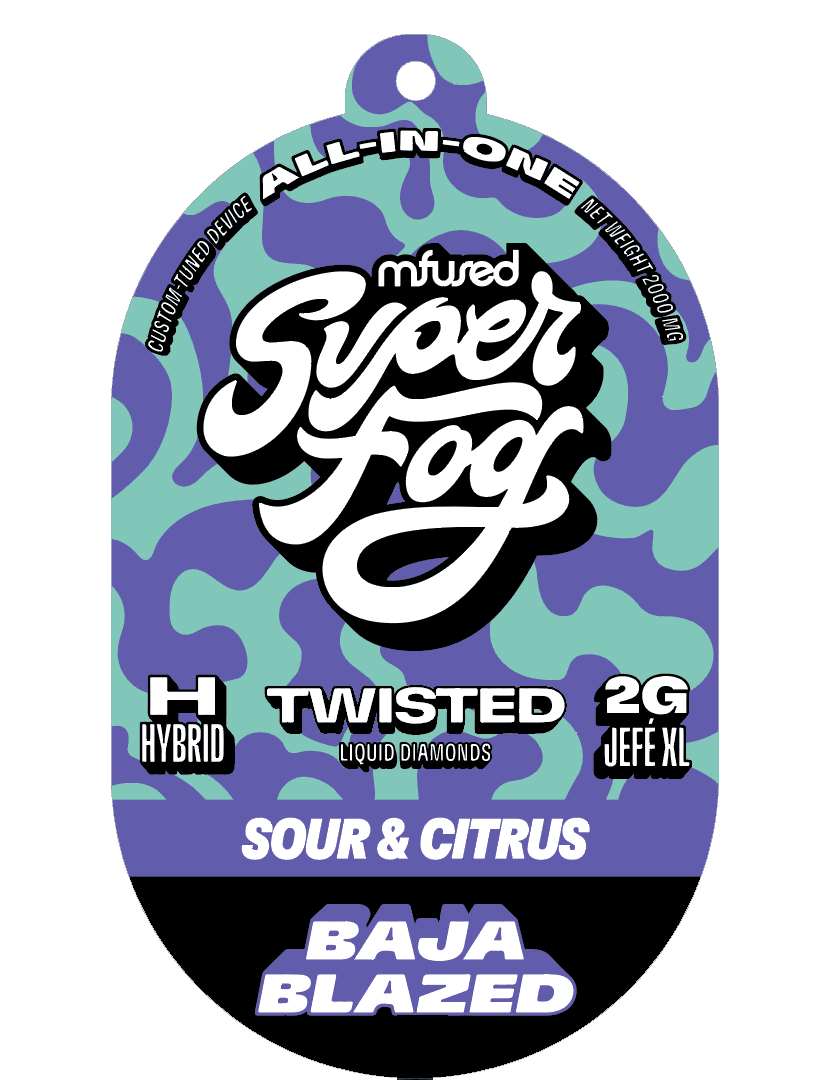 Super Fog Super Fog Baja Blazed Twisted Disposable Vape 2g