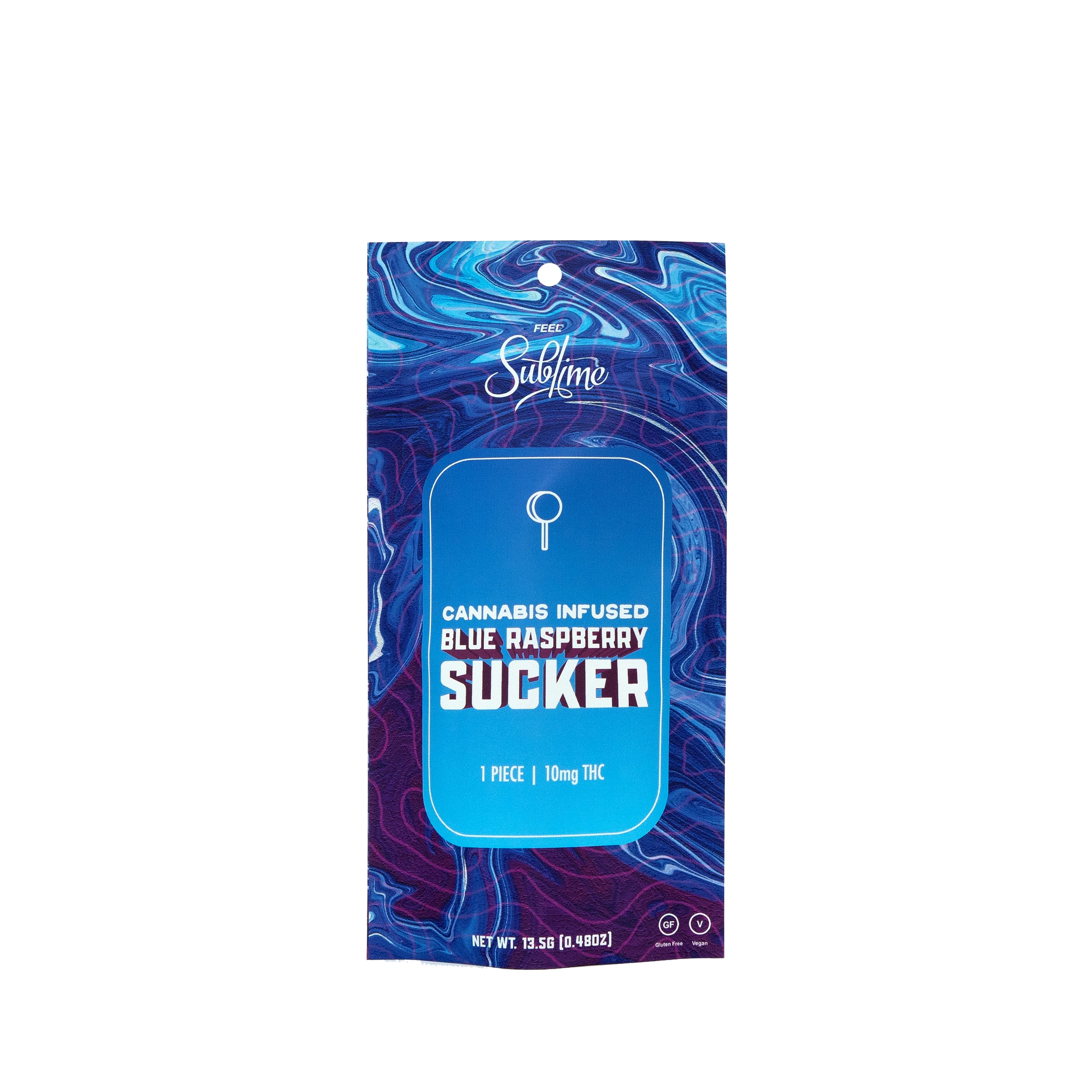 Sublime Brands Sublime Lollipop 10 MG Blue Raspberry