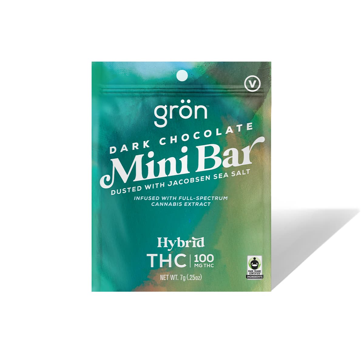 Grön Gron Mini Dark Chocolate Bar 100mg