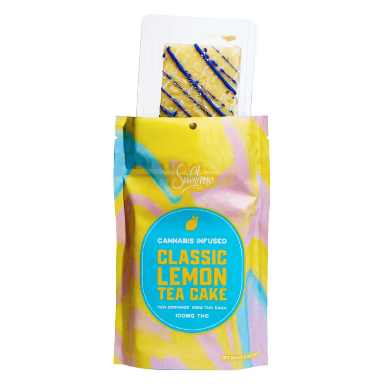 Sublime Brands Lemon Tea Cake | 100mg