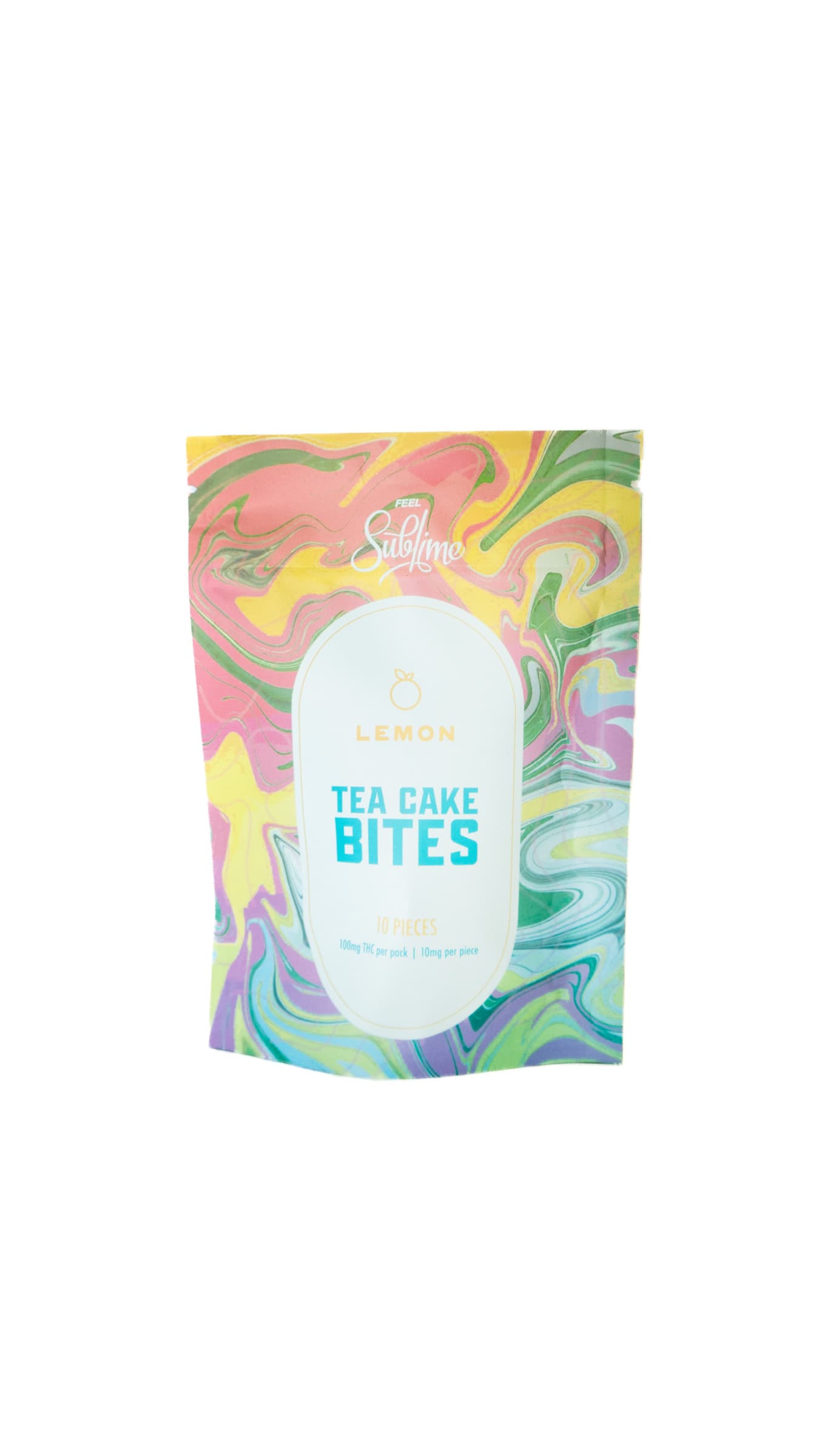 Feel Sublime Sublime | 100mg | Edibles | Baked Goods | 10 Pack | Lemon Tea Cake Bites