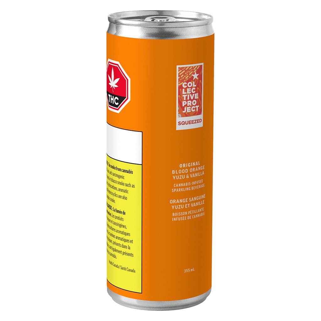 Collective Project 1:1 THC:CBD Original Blood Orange Yuzu & Vanilla Sparkling Juice - Blend - 10mg THC | 10mg CBD