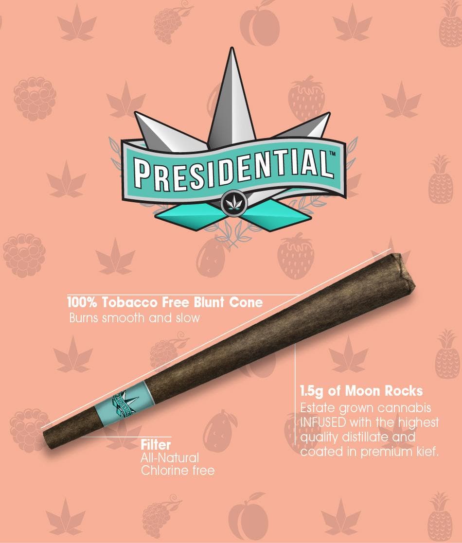 PRESIDENTIAL Presidential Infused Blunt Indica Peach Mango
