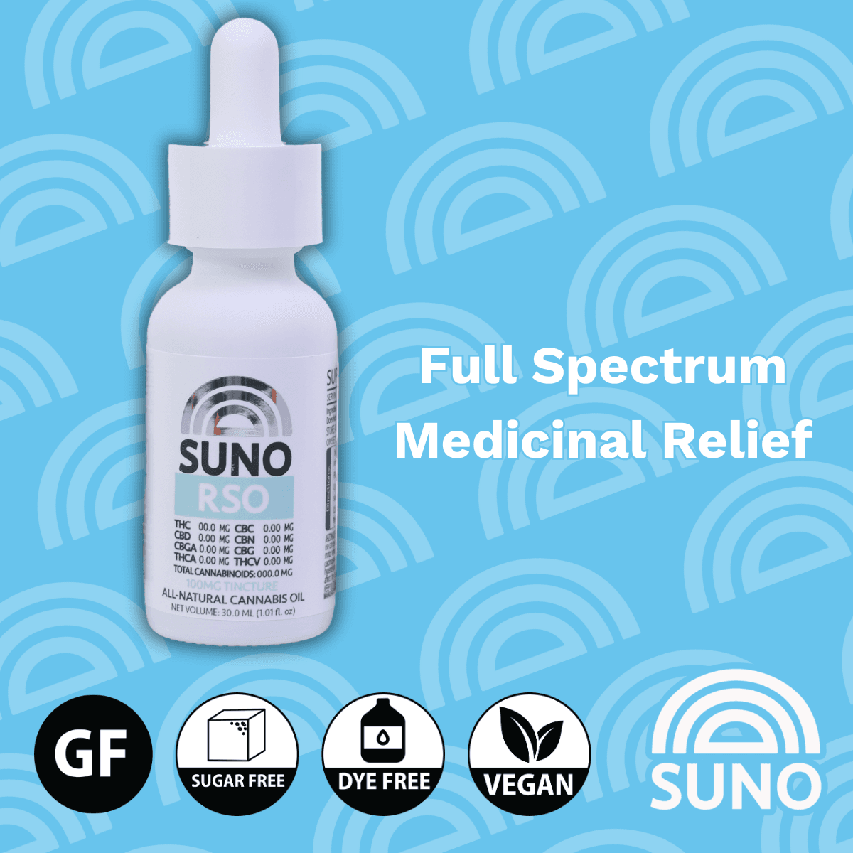 SUNO RSO Drops (100mg)