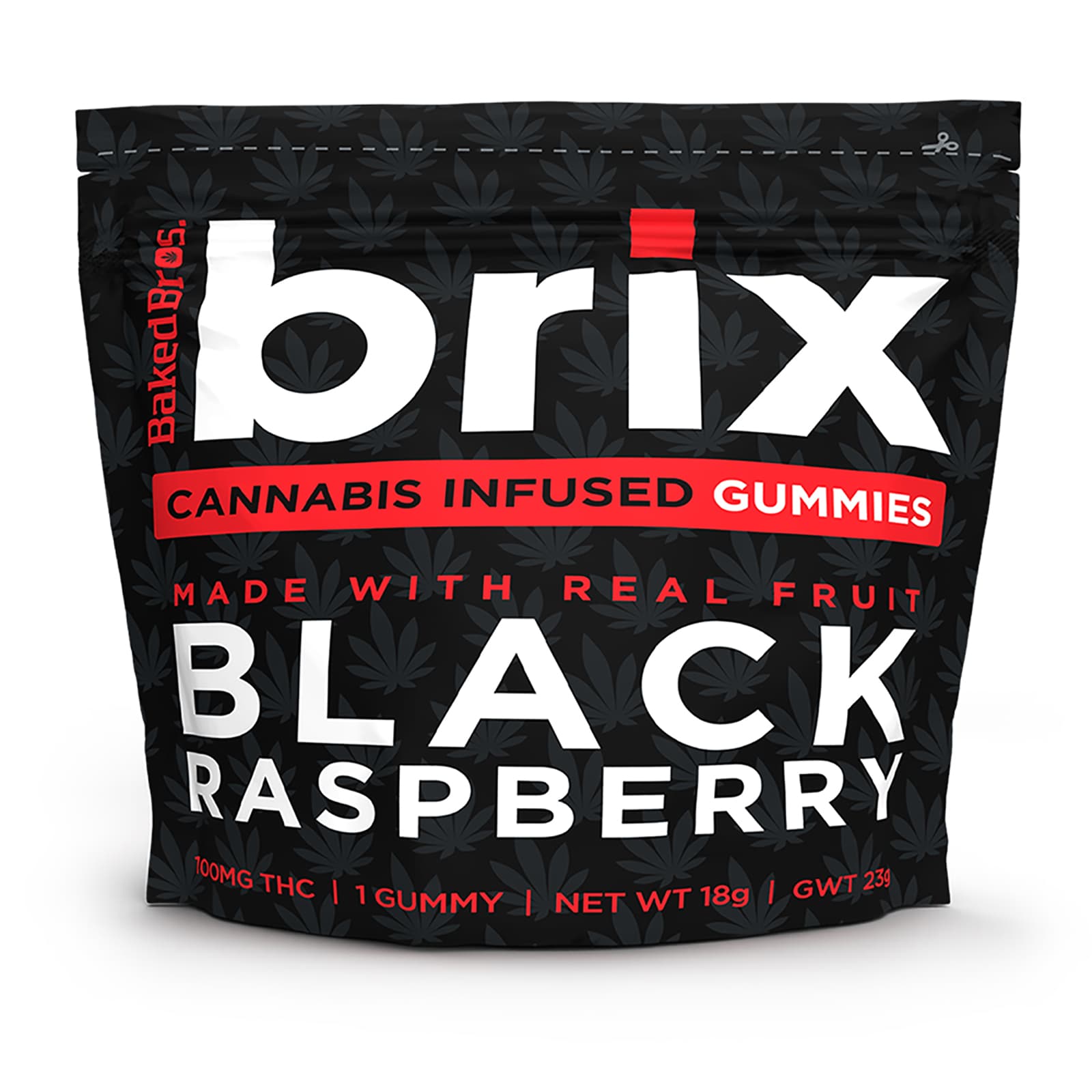 BRIX brix 100mg THC Black Raspberry Gummie