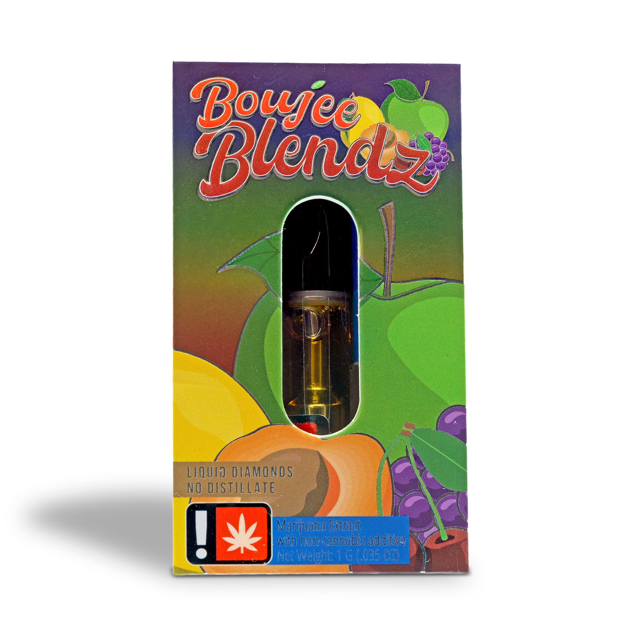 Boujee Blendz Tutti Frutti (Hybrid) Flavored Liquid Diamond Cart 1g - Boujee Blendz