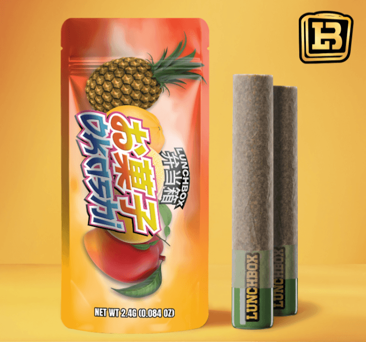 LunchBox Okashi Lz Preroll 2 Pack - 2.4g