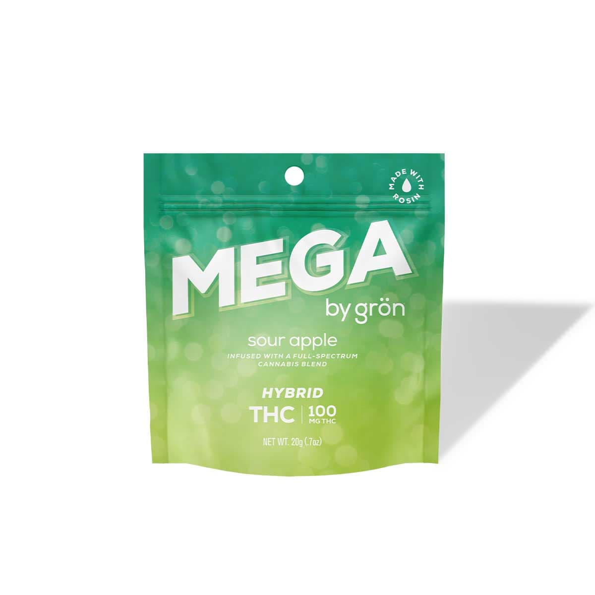 Grön MEGA - Sour Apple (H) (100mg)