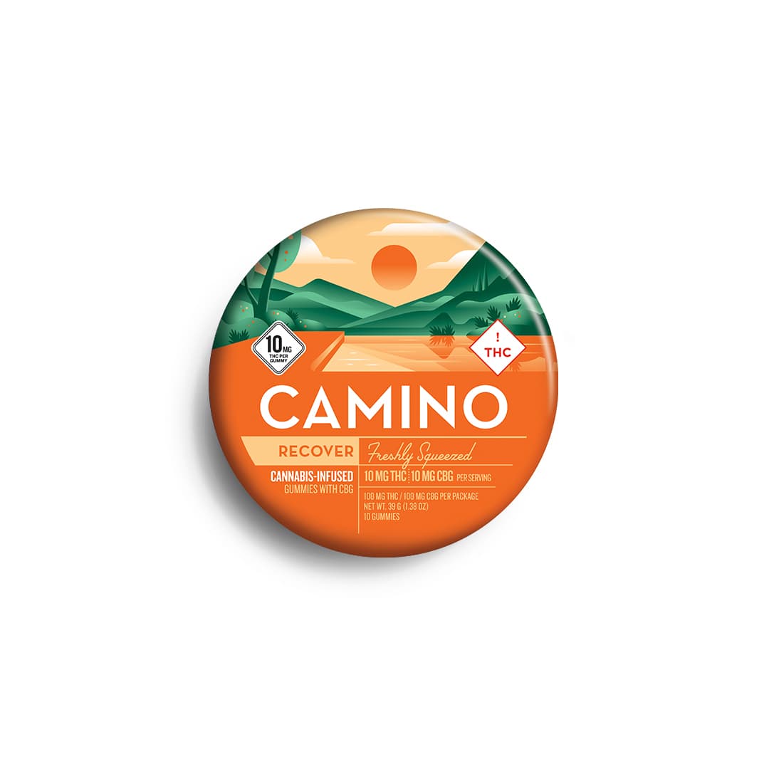 Camino Camino Freshly Squeezed 10mg THC 10mg CBG 10 Pack