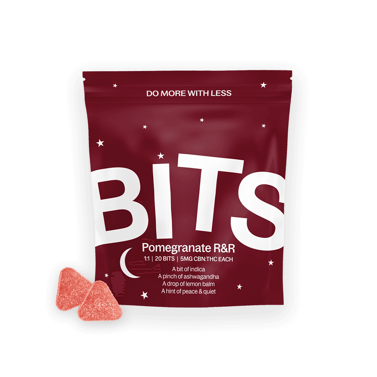 Bits BITS 1:1 POMEGRANATE R&R (100MG THC/100MG CBN)