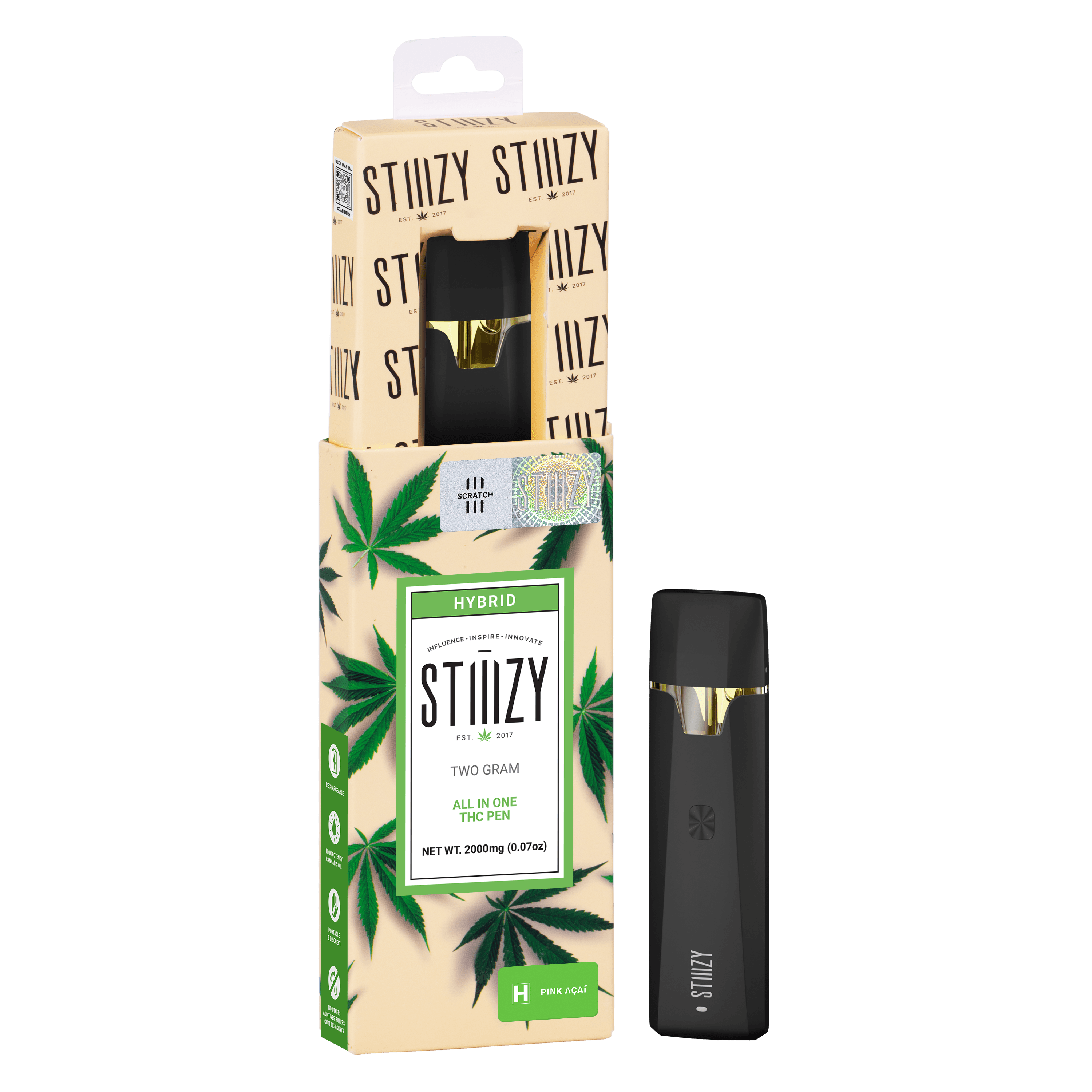 STIIIZY Pink Acai All In One Vapes