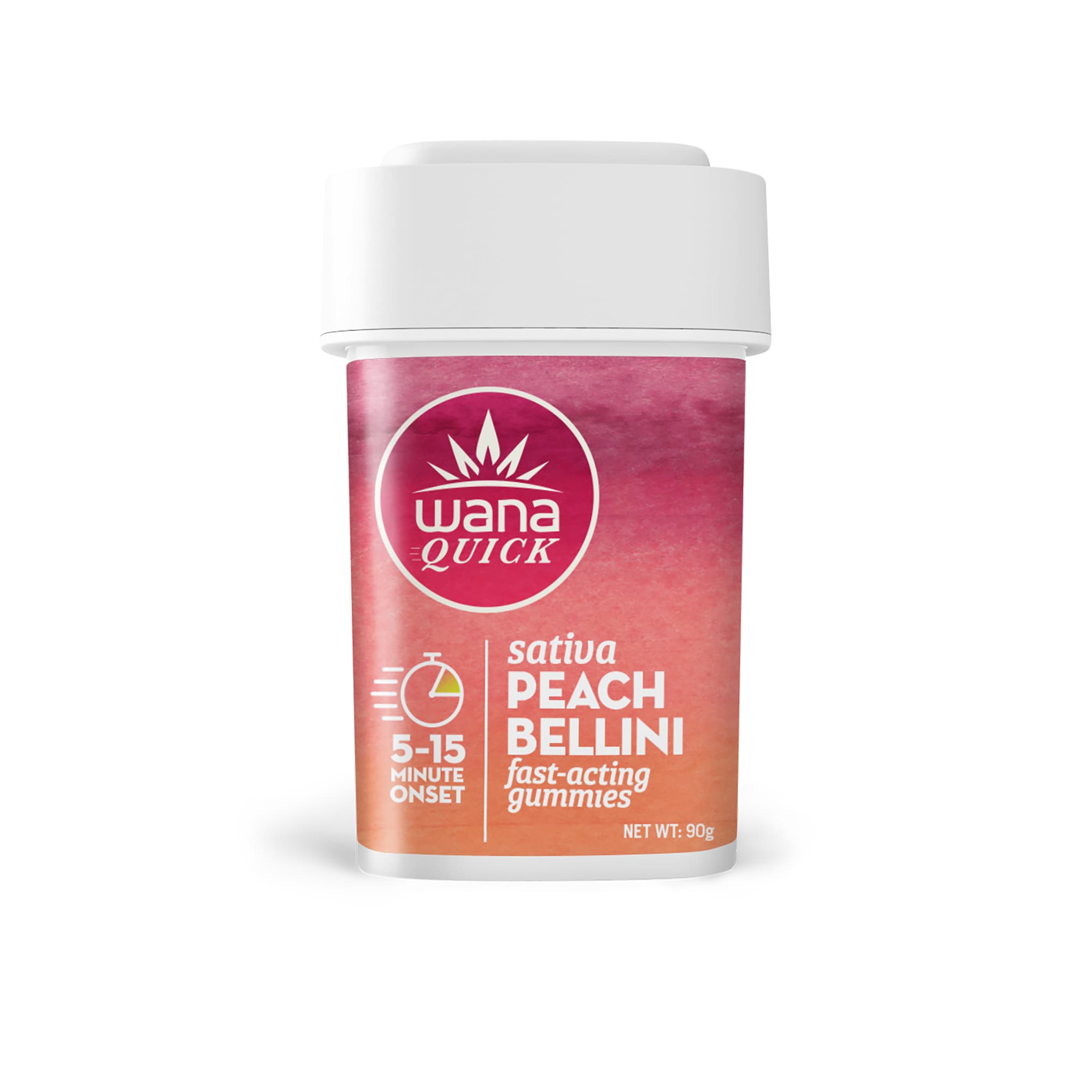 Wana Peach Bellini Quick Gummies 10pk