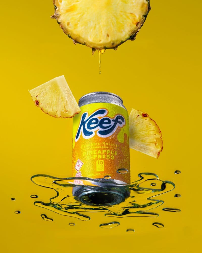 Keef Pineapple X-Press Classic Soda 12oz